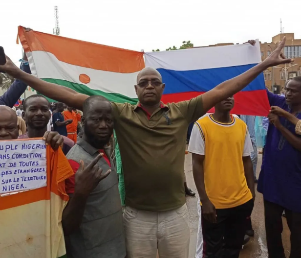 Pro-Junta Demonstrators 